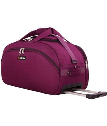 AXEN BAGS Purple S (55cm) + L (Between 75 to 77 cm) Cabin TR1_Purple Luggage
