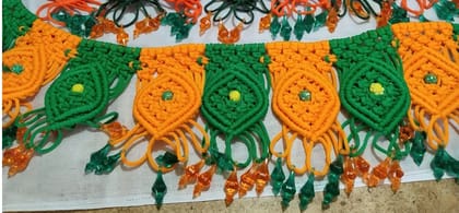 Toran green and orange colour