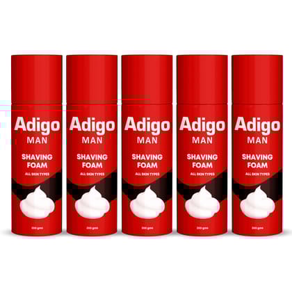 Adigo Man Shaving Foam 200gm Pack Of 5