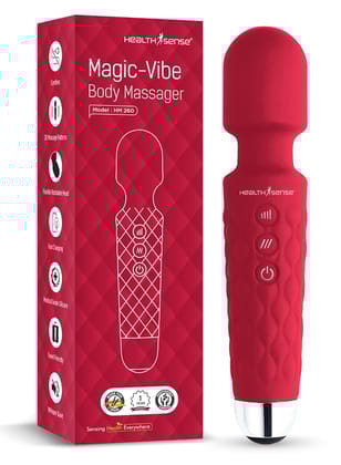 Cordless Full Body Massager Machine for Pain Relief, Handheld Back Massage Machine with Medical Grade Silicone, Fast Charging, 8 Speeds, 20 Modes 