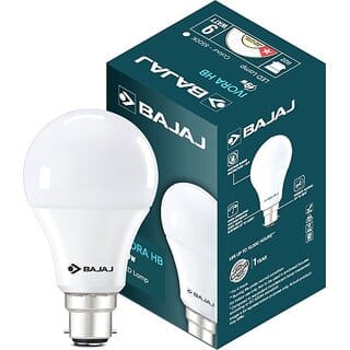 BAJAJ 9 W Basic Round B22 LED Bulb (White)