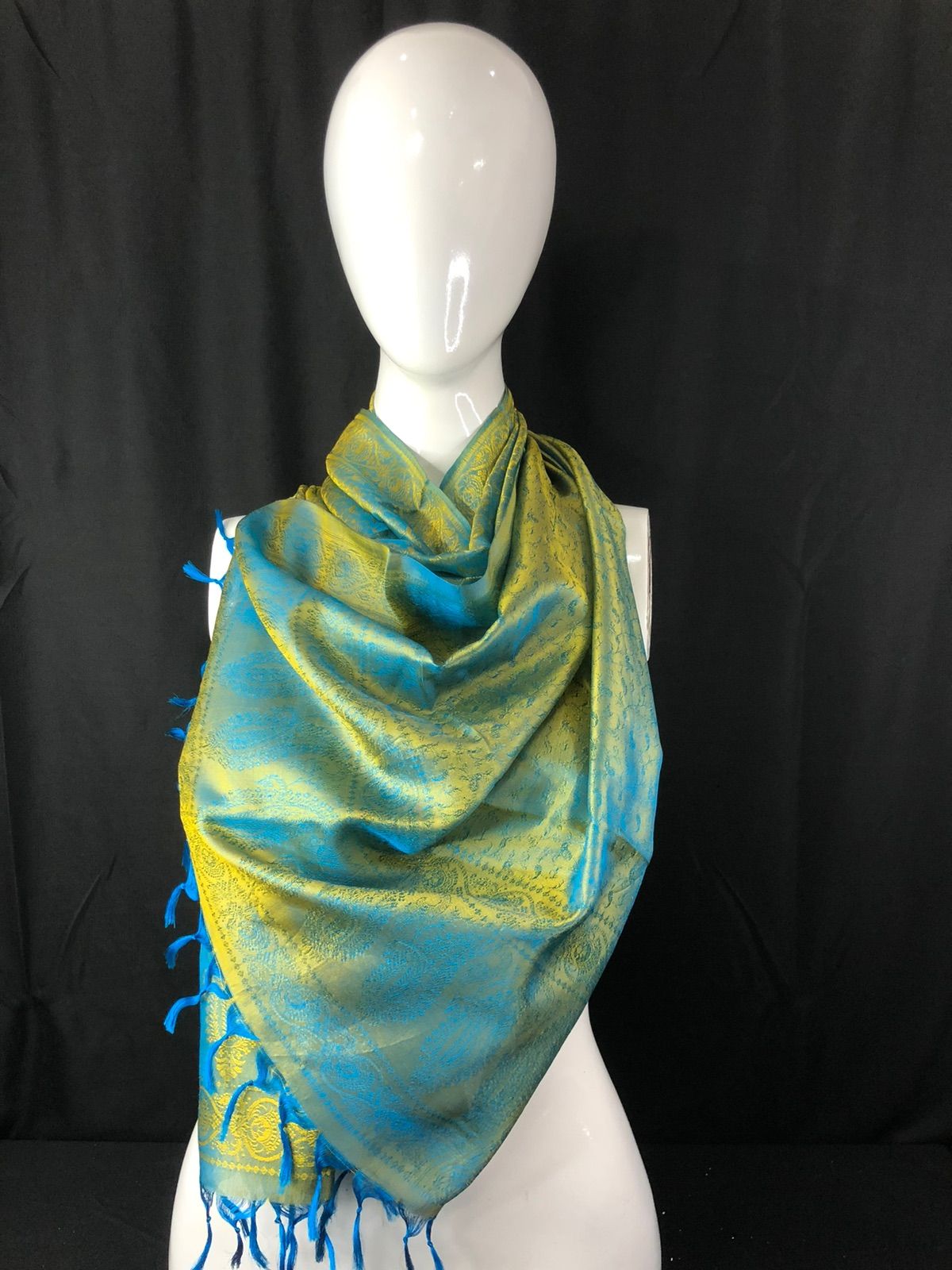 katan Banarsi silk stoles  saree