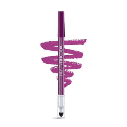 Hilary Rhoda Play n Blend Gel Eyeliner | One Stroke Application | Highly Pigmented | Matte & Shimmer Finish | 2 in 1 Smudger + Eyeliner | Butter Smooth Texture | 1.5g - (Purple Drama | Shade 12) Hilary Rhoda Play n Blend Gel Eyeliner | One Stroke Applica
