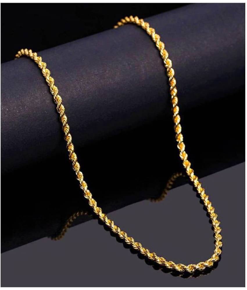 Jewar Mandi Gold Plated Chain ( Set of 1 )