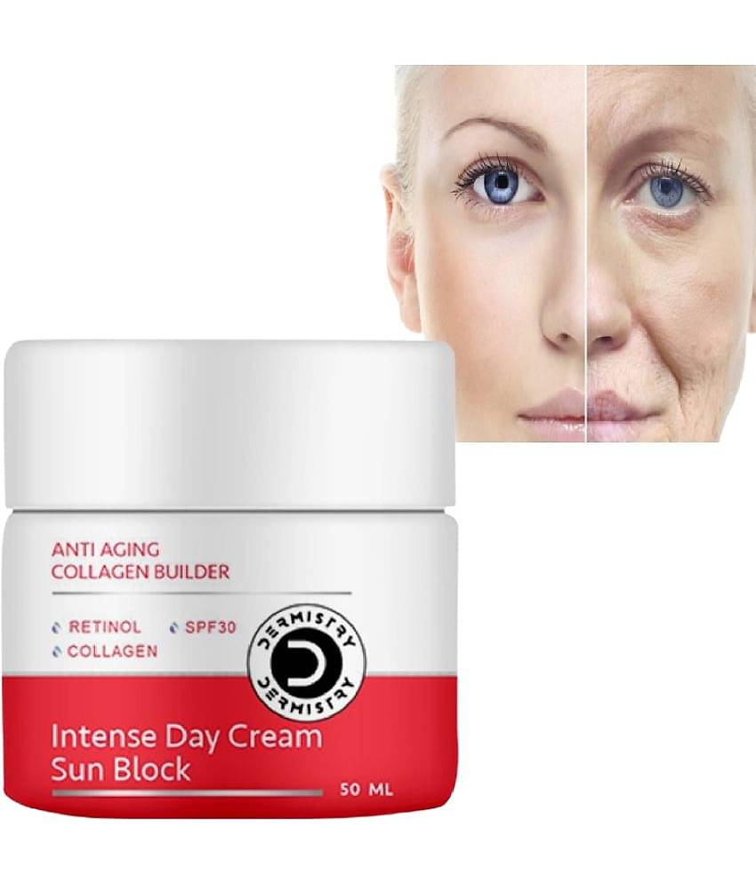 Dermistry Anti Aging Retinol Collagen SPF 30 Day Repair Cream Removes Fine Lines Wrinkles Puffiness Moisturizer Reverses Signs of Ageing Skin Repair Firming Brightening Lightening Transforming Use Capsule Face Wash Mask Pack Serum Facial Kit Crym Tabs-50m