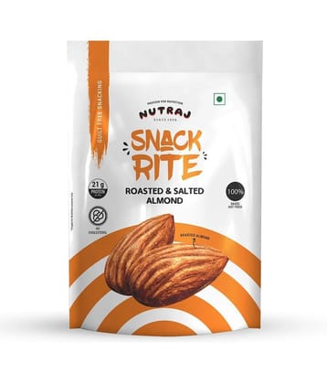 Nutraj Snackrite Almond Kernels Roasted & Salted (Badam Giri) 150g