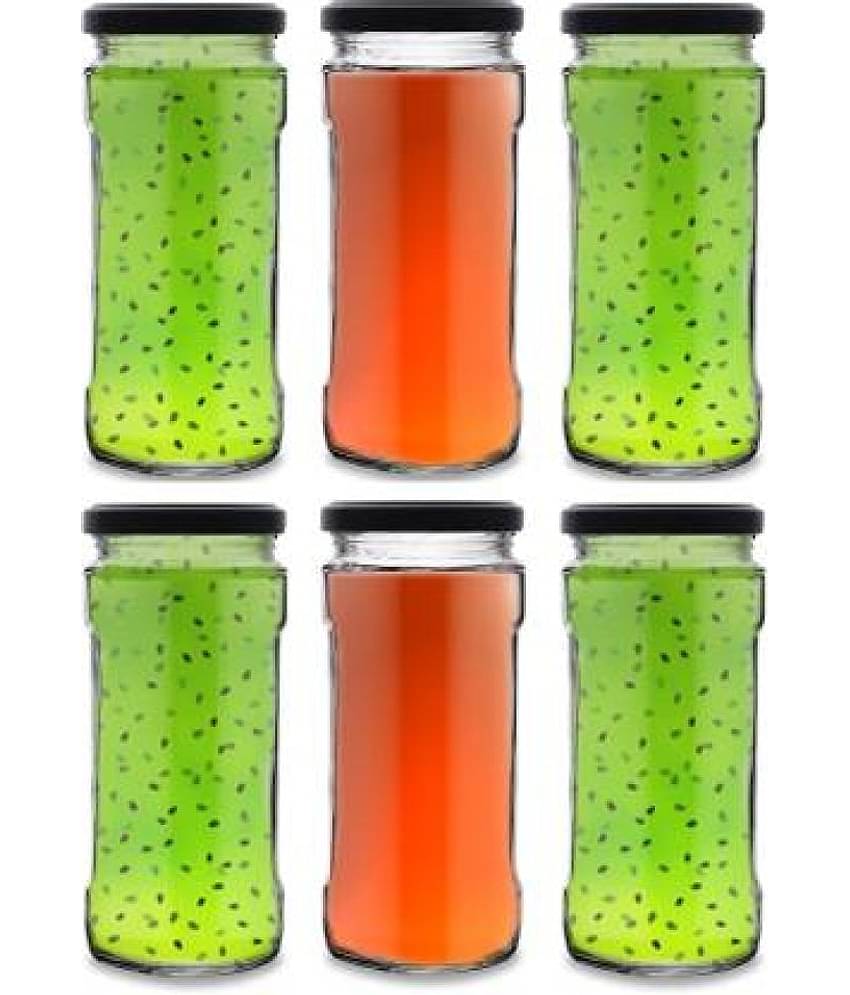 CROCO JAR Glass Spice Container Set of 12 395 mL