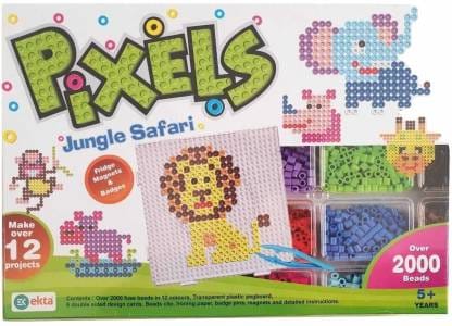 Pixel Jungle Safari Educational Board