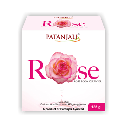 Patanjali Soaps Rose Body Cleanser 125g