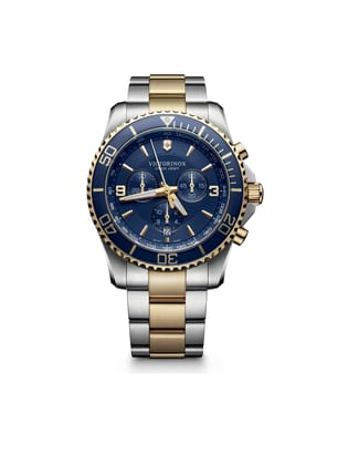 Victorinox Men 43 mm Size Blue Dial Maverick Chronograph Watch - V241791-Blue