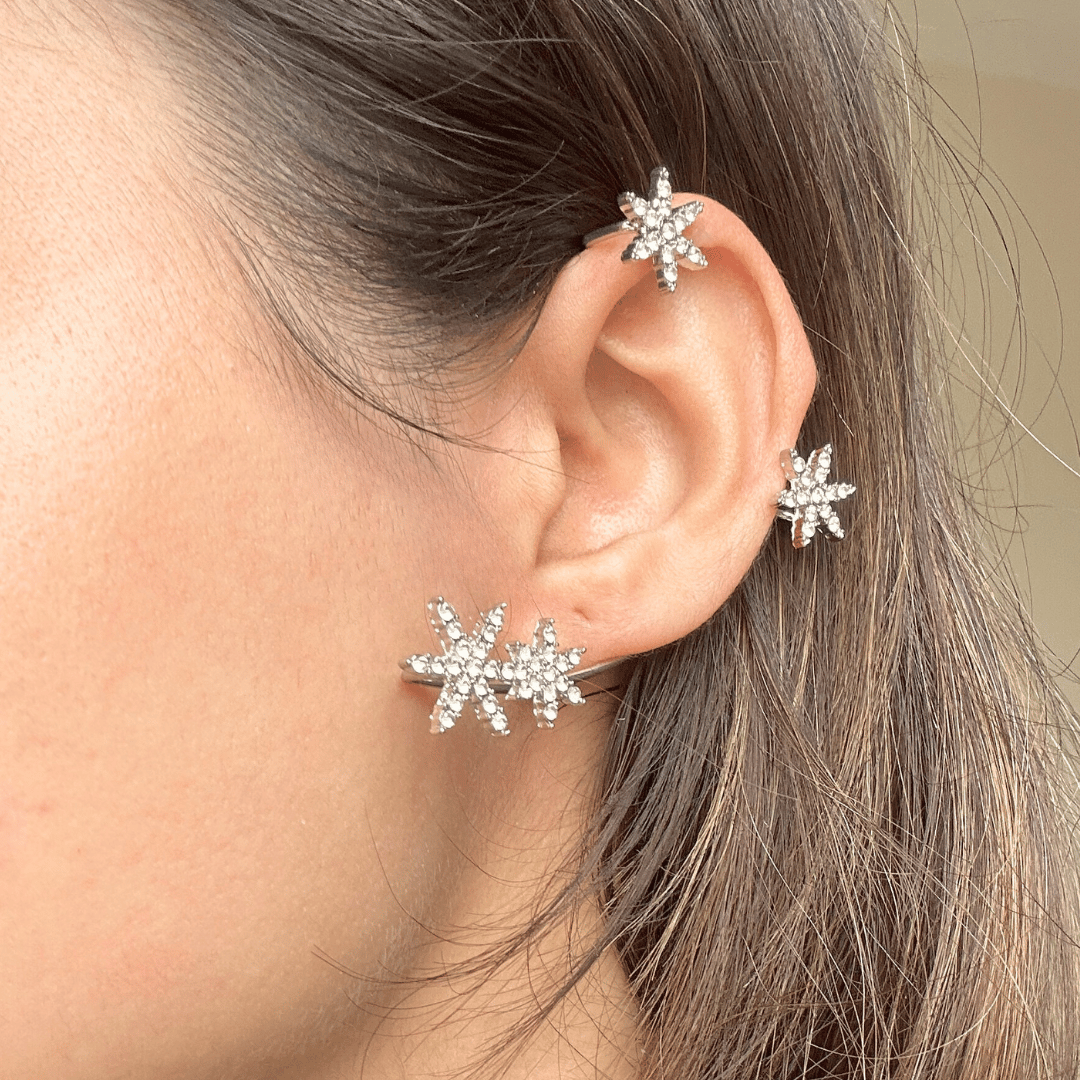 Starry Ear Cuffs-Left Ear