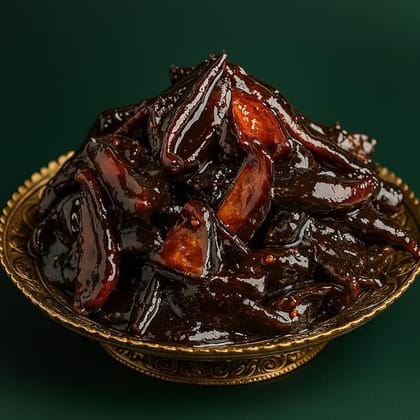 BANGLARMISTI Aam Gur Jhal Misti Aachar - Bengali Style Mango Pickle, Green Mango, Jaggery, Homemade, Preservative Free, No Artificial Colour, Deliver Directly From Kolkata, 250g Pack