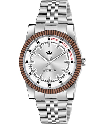 Crestello - Silver Metal Analog Men's Watch