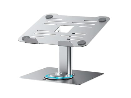 Portronics Twister Adjustable Height, Improves Air Flow, Better Posture, For upto 15.6 Laptops