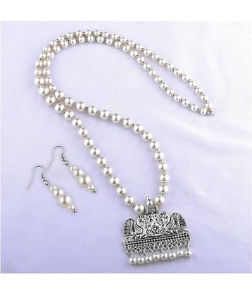 Silver Shine Alloy Silver Contemporary Contemporary/Fashion Antique Necklaces Set