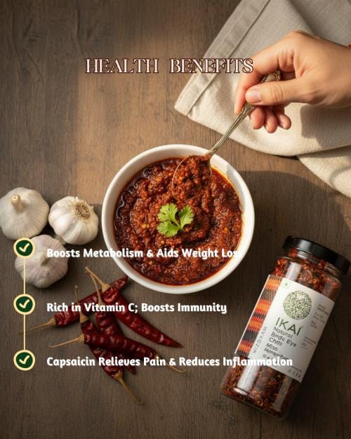 Natural Bird’s Eye Chilli | Mizo Hmarchate | Regional Speciality-Mizoram | Exotic | 25g