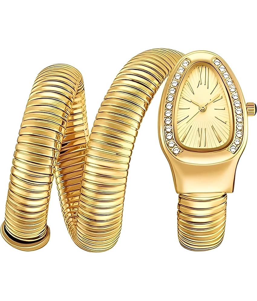 Svats Gold Stainless Steel Analog Womens Watch