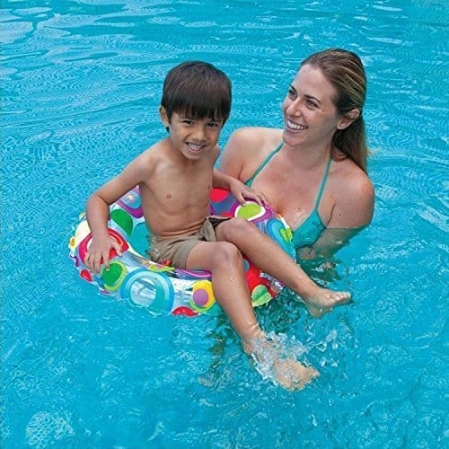 Swimming Ring for Kids Boys and Girls | Multicolor Intex Swimming Tube for Kids (3-6 Years)-Pack of 1