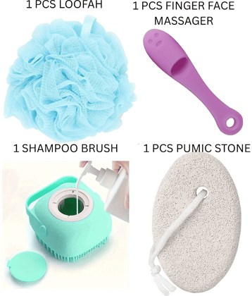 XFORIA Scalp Massager for Hair Growth - Silicon Head Wash Brush - Scrubber Comb for Oil, Dandruff, Shampoo - Exfoliator Bathing Tools - Ergonomic Design (Assorted Colors)