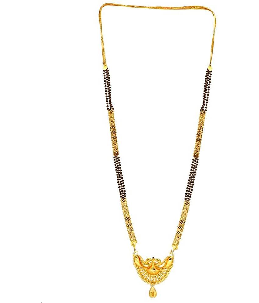 Shankhraj Mall Gold Plated Letest & Designer Mangalsutra For Women-100240