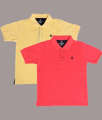 NEUVIN Pack of 2 Boys Cotton Blend T-Shirt ( Multi Color )