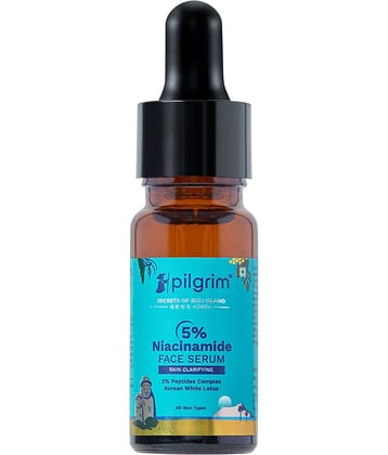 Pilgrim 5% Niacinamide Skin Clarifying Face Serum-10Ml Face Serum,For All Skin Type,10Ml (pack Of 1)