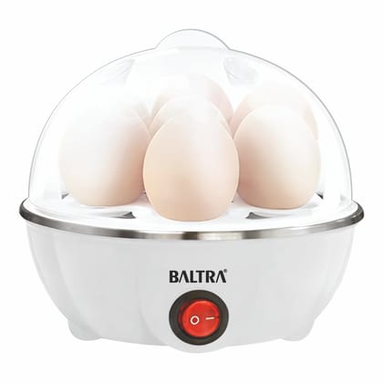 Baltra Eggy Pro 350W Egg Boiler | 3 Boiling Modes � Hard, Medium, Soft | Boil Up to 7 Eggs | Stainless Steel Heating Plate | Automatic Shut-Off | Compact & Easy to Use Electric Egg Cooker