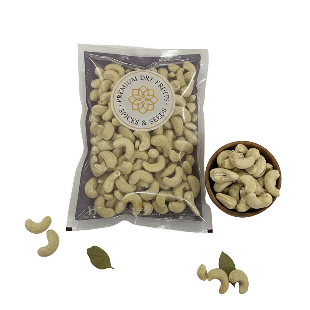 Rasda Cashew Nuts Kernels Standard – Regular Whole Cashews (W320) - 100g
