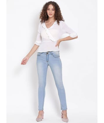 Oxolloxo Women's Cotton Regular Top ( White )