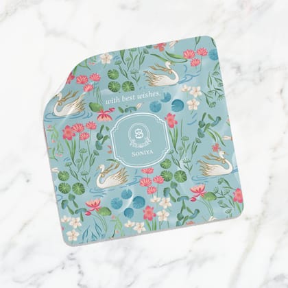 Swan's Lake Gift Sticker-Blue