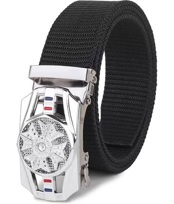 Clock21 - Gray Nylon Men's Casual Belt ( Pack of 1 )