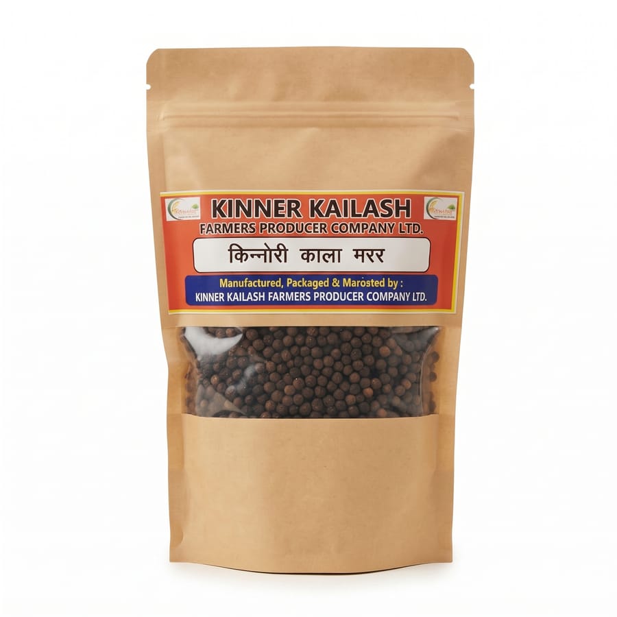 Kinner Kailash Kinnauri Kala Matar - 1 kg - 1 kg - One stand-up pouch
