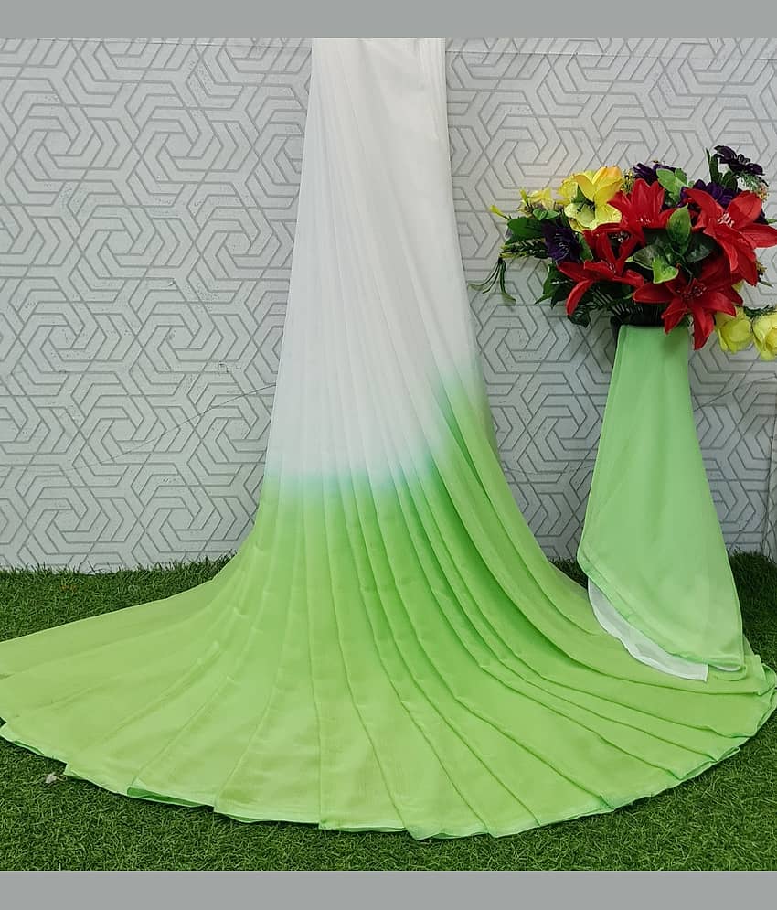 Apnisha Banarasi Silk Embellished Saree With Unstitched Blouse Piece ( Turquoise )