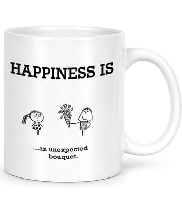 Idream Quote Printed Ceramic Coffee Mug 1 Pcs 330 mL