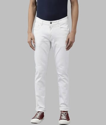 x20 - White Denim Skinny Fit Men's Jeans ( Pack of 1 )