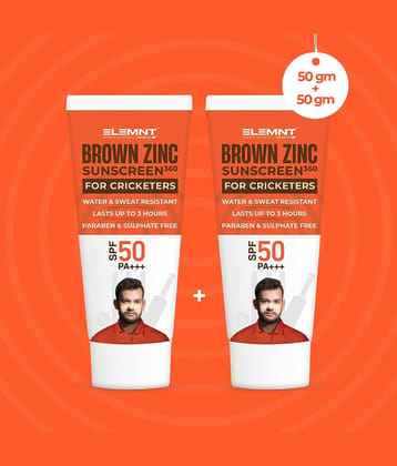 Elemnt Sports Science Sunscreen Cream For All Skin Type ( Pack of 2 )