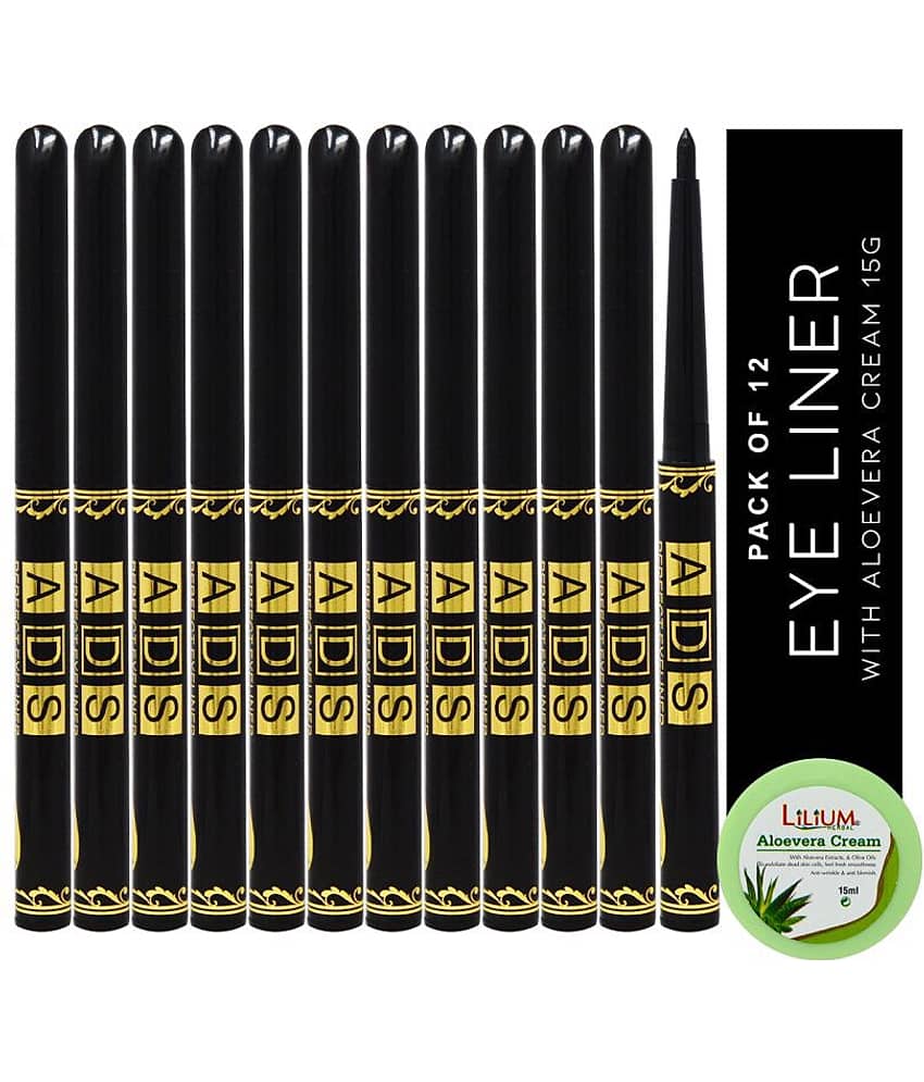 ADS Perfect Waterproof Pencil Eyeliner Black 4 g