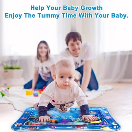 DHRUVINSRI Baby Water Mat Inflatable Baby Play Mat Activity Center for Infant Baby Toys 3 to 15 Months, Baby Gifts for Boys Girls(Assorted Design)