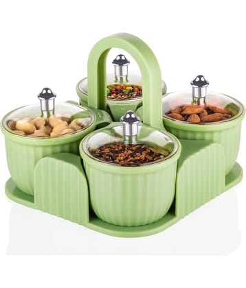 Analog kitchenware Dry Fruit/Masala/Dal Plastic Pink Pickle Container ( Set of 1 )