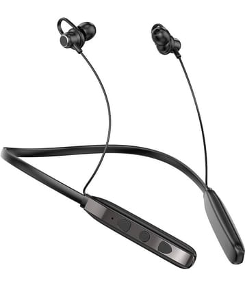 TecSox Verve Bluetooth Neckband | 30H Playtime | Deep Bass | White
