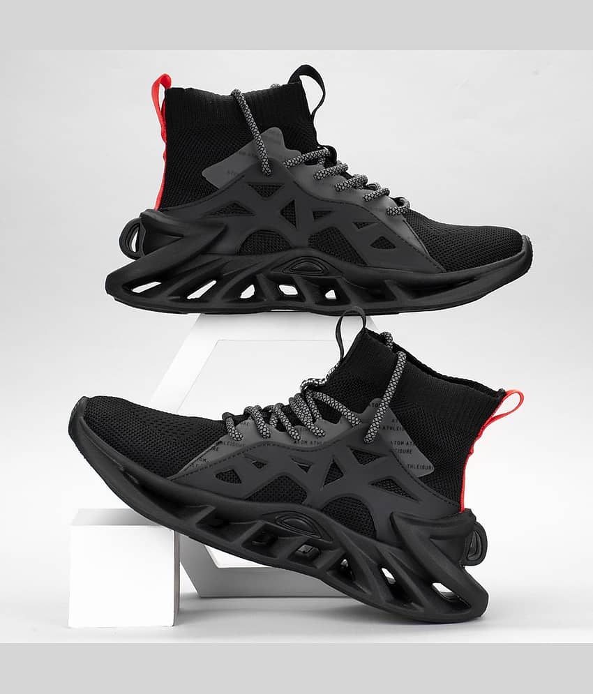 ATOM Alphabounce Black Men's Sneakers