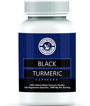 Holy Natural Black Turmeric Capsule - 120 100 gm Vitamins Capsule