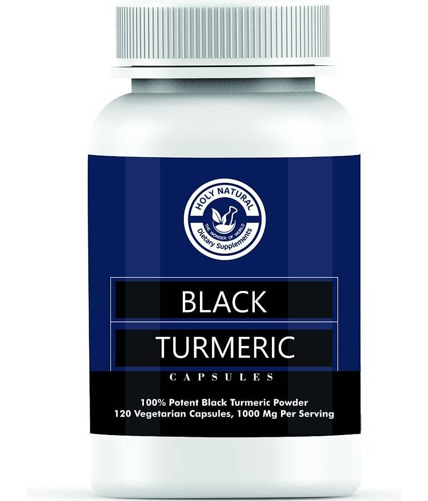Holy Natural Black Turmeric Capsule - 120 100 gm Vitamins Capsule