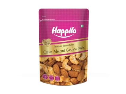 Happilo Premium International Cajun Almond  Cashew Mix 160g 