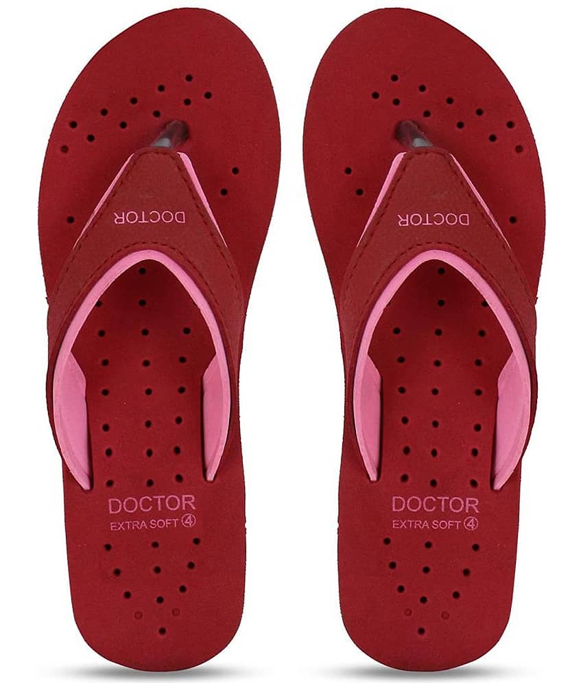 DOCTOR EXTRA SOFT - Pink Women's Thong Flip Flop