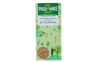 Paul And Mike 49% Fine Milk Chocolate With Sitaphal, 68 gm