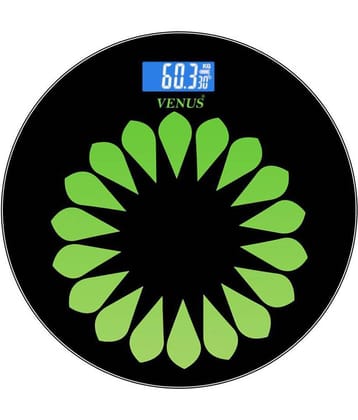 Venus Venus EPS-7299-Black-Digital Electronic Personal Body Health Fitness Check up Weighing Scale EPS-7299-Black Black