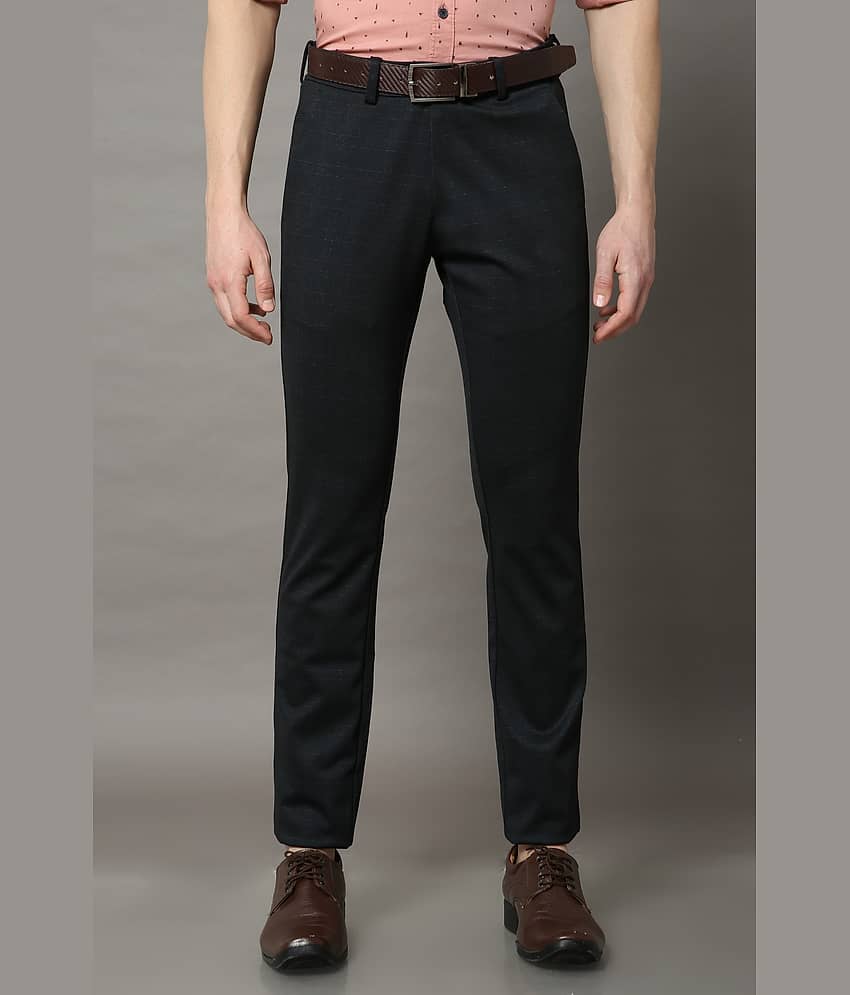 Cool Colors Navy Blue Slim Chinos ( Pack of 1 )