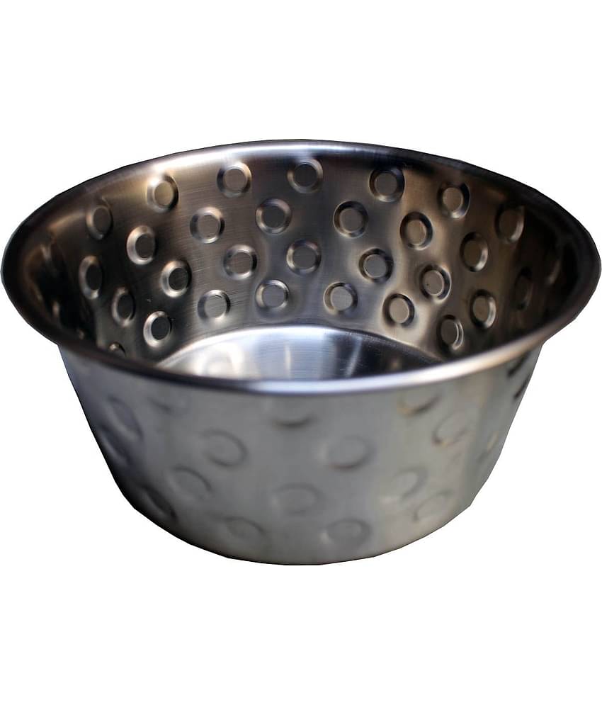 Petshop7.com - Stainless Steel Dog Food Silver Bowl 500 mL