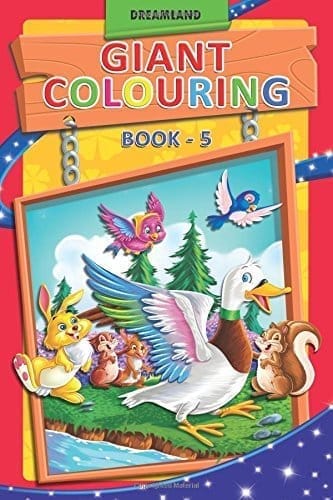 Giant Colouring Book - 5 (English, Paperback, [Paperback] Dreamland Publications